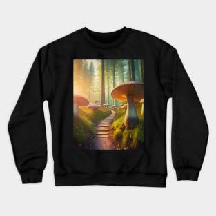 Mysterious fairytale scene Crewneck Sweatshirt